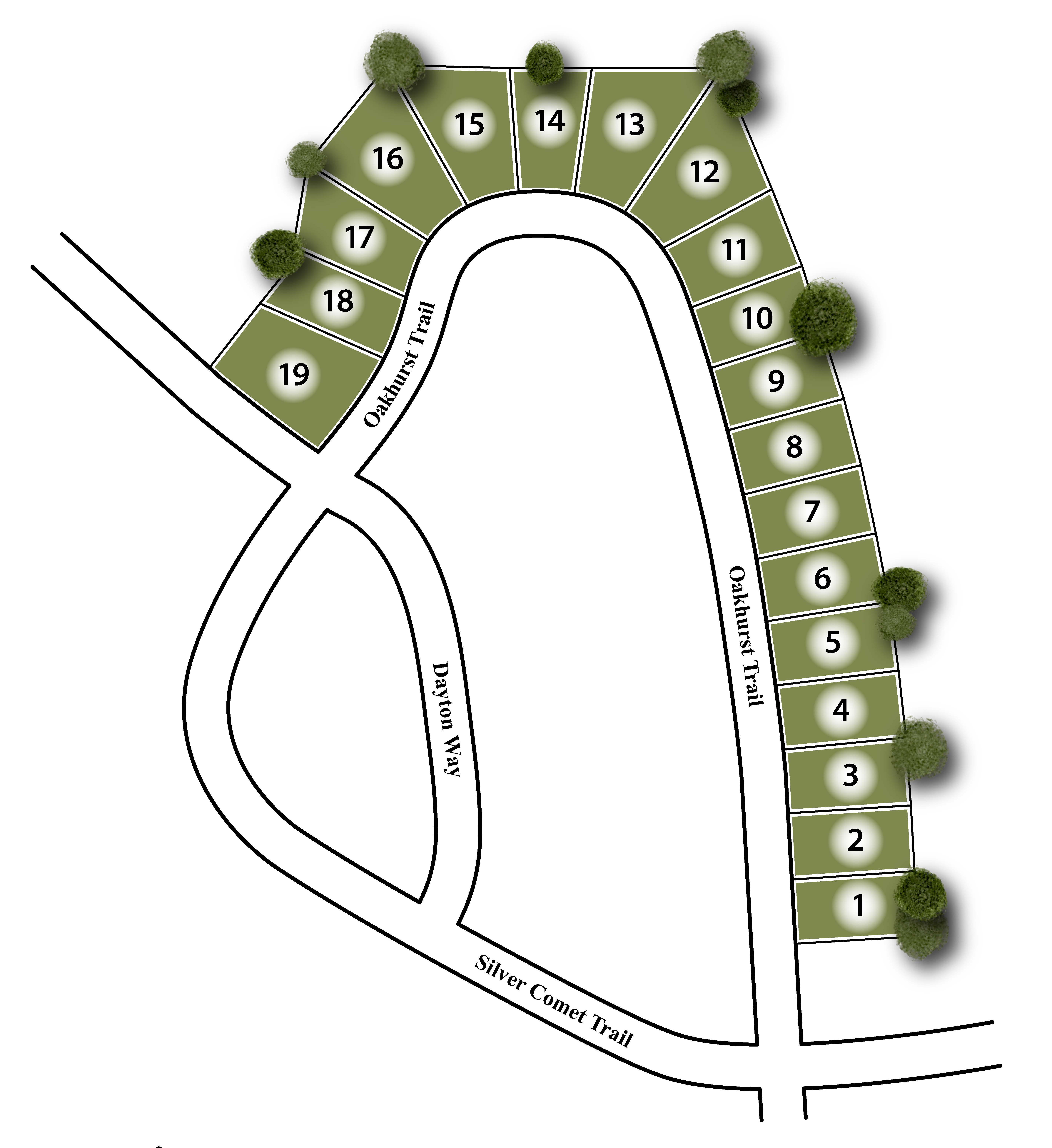 Twelve Parks Site Map