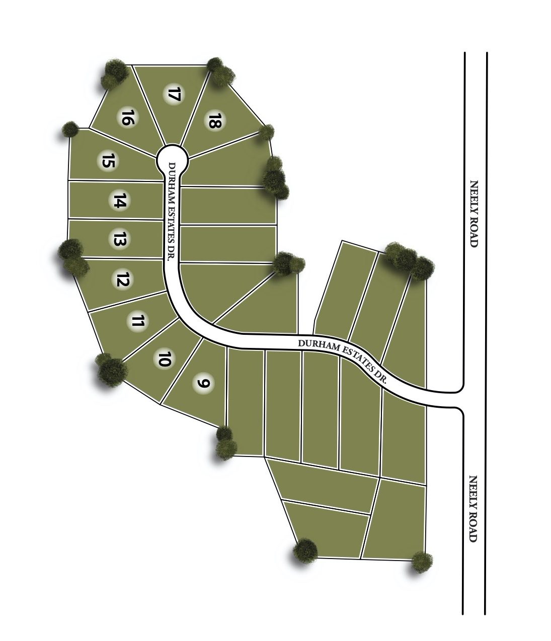 Durham Estates Site Map