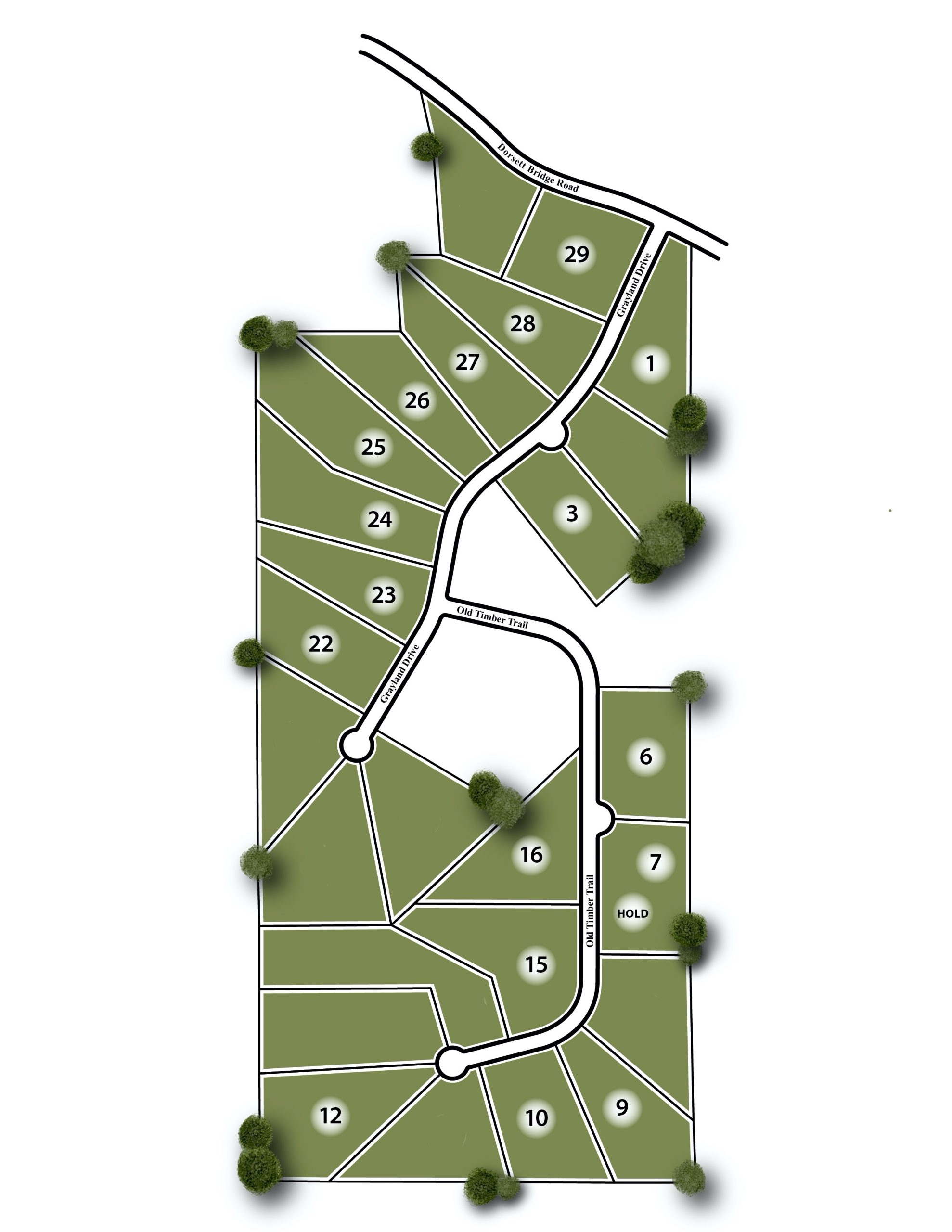 Dorsett Bridge Site Map