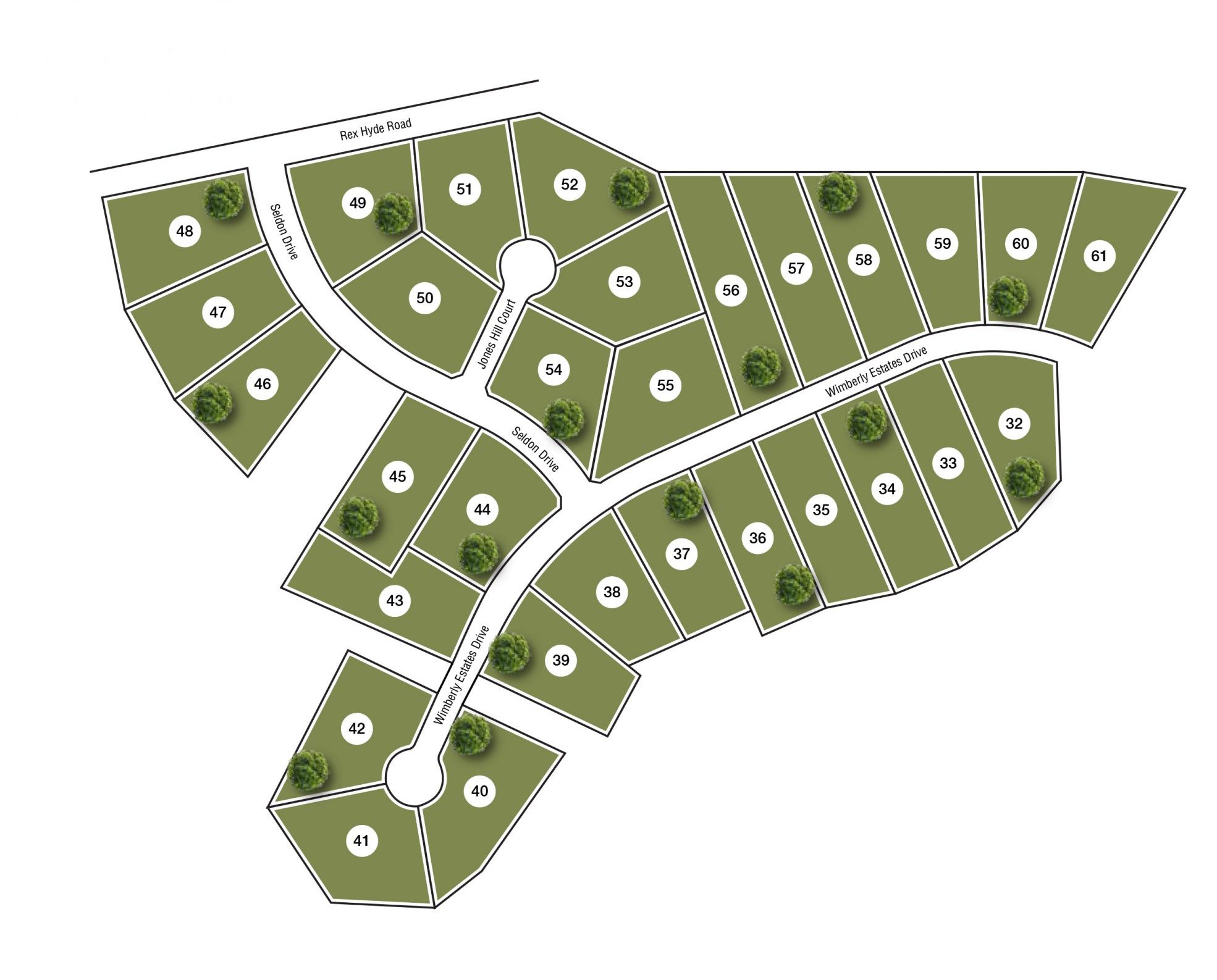 Wimberly Estates Site Map
