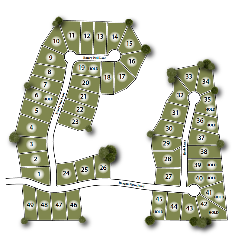 Reagan Farm Site Map