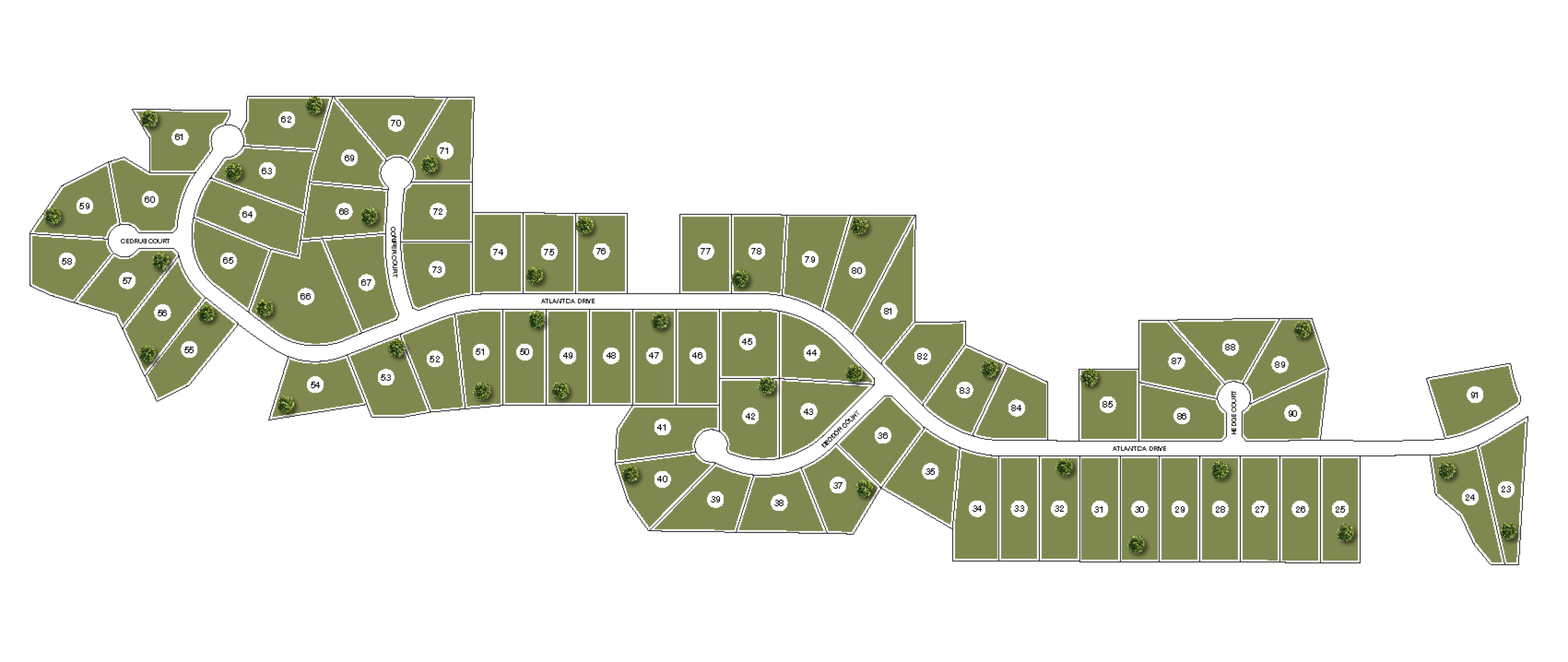 Highgate Site Map