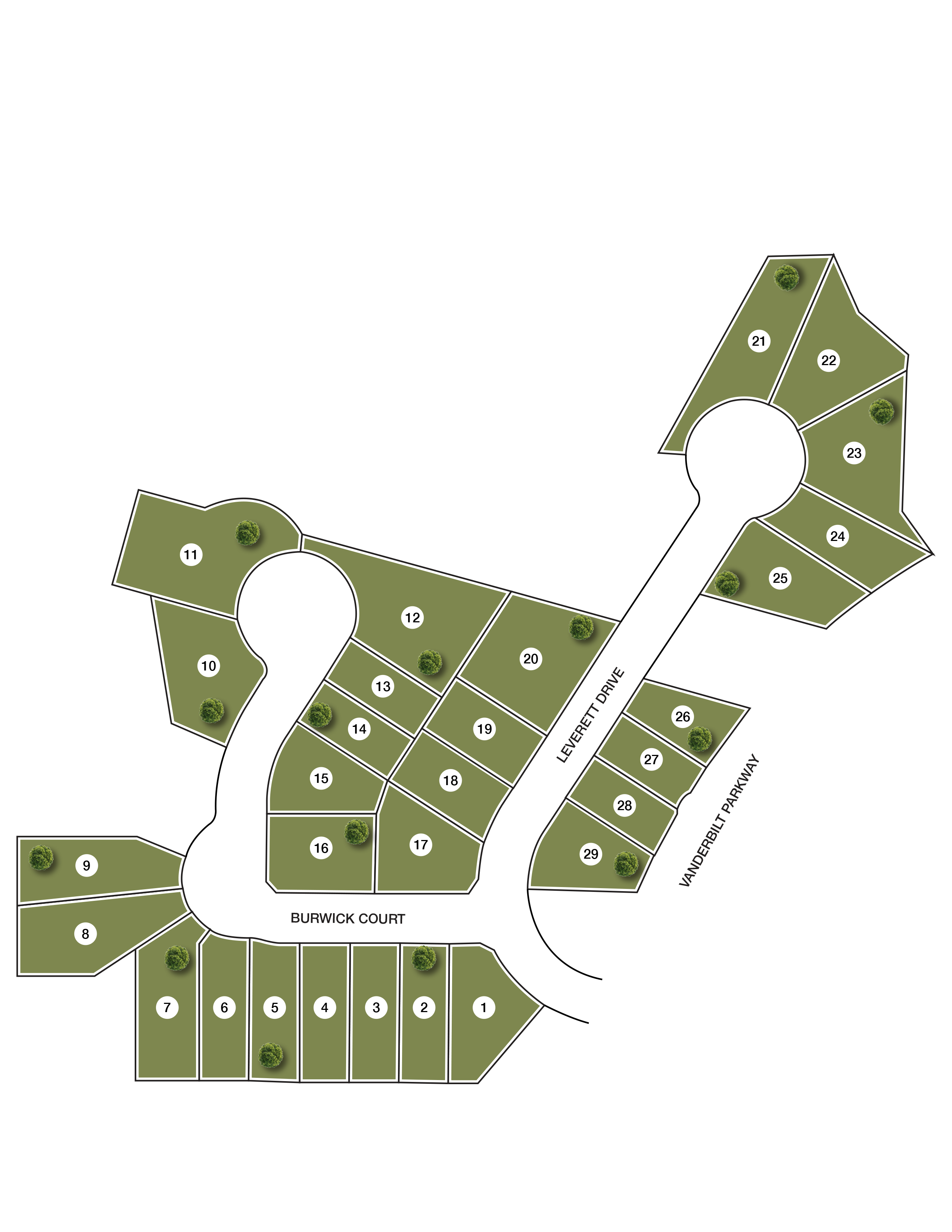 Leverett Park Site Map