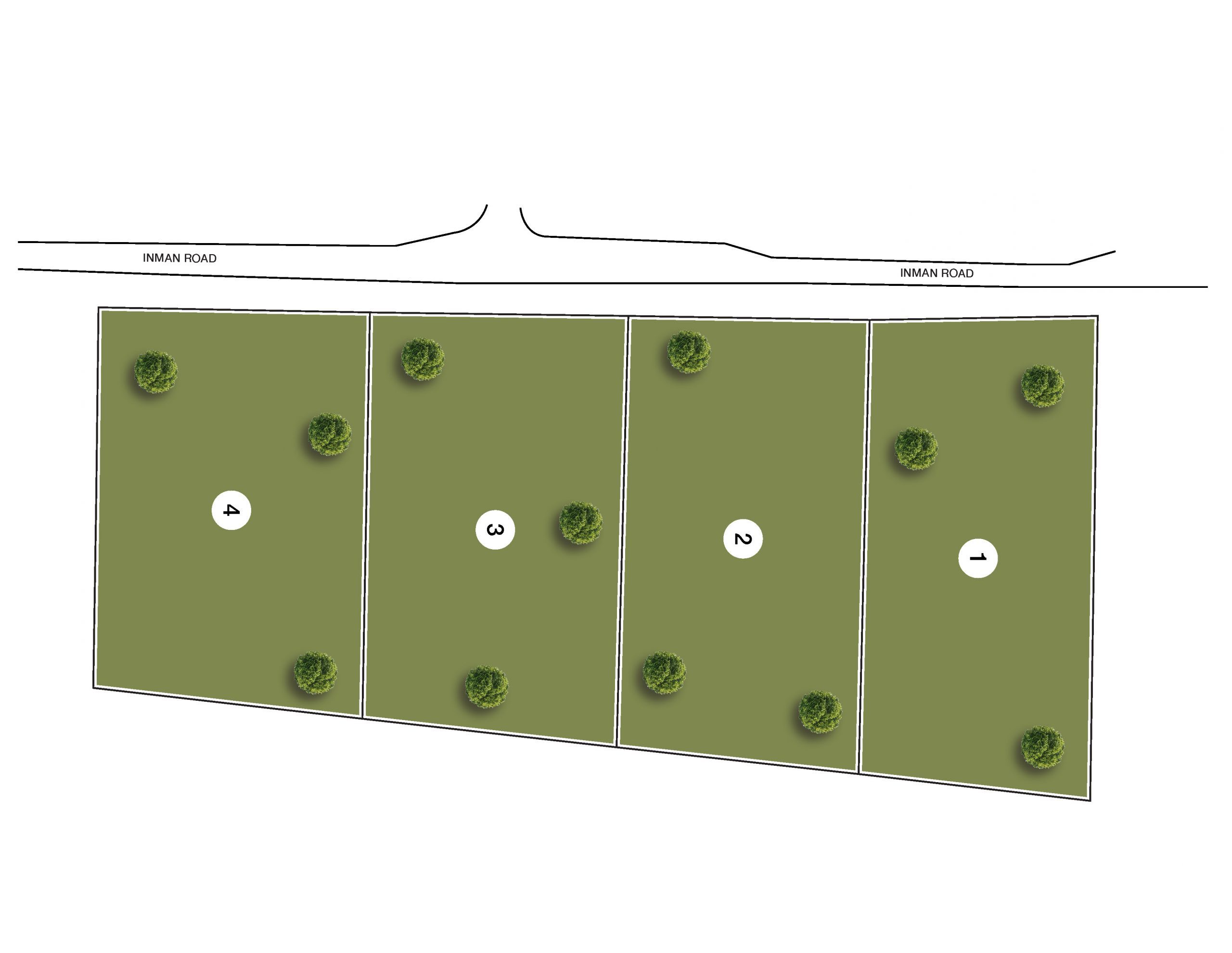 Inman Estates Site Map