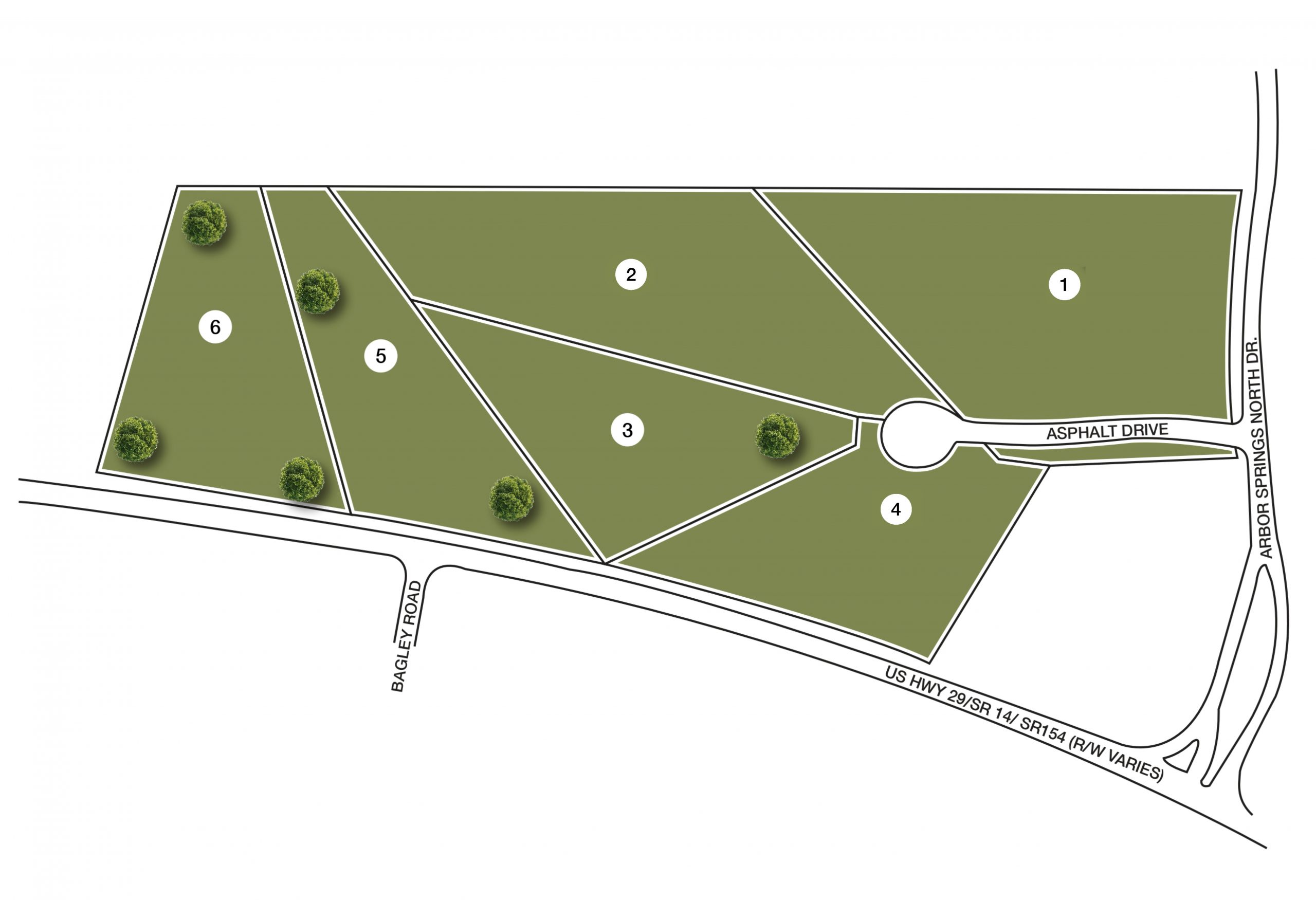 Arbor Springs Site Map